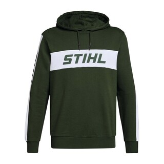 Image of STIHL Hoodie Colorblock Sleeve Unisex Groen - maat XS